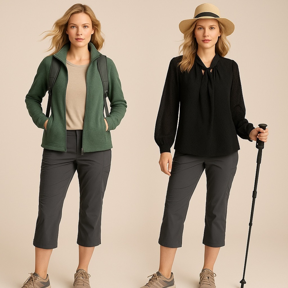 ⛰️ Swiss Alps Hiking Pants – Gray Size 38 ⛰️